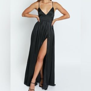 Showpo I Want the World to Know Formal Dress Black